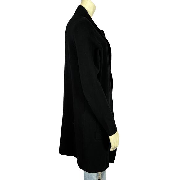 RDI Womens sweater Open Front Jacket Cardigan Black S Small Pockets - Picture 10 of 12